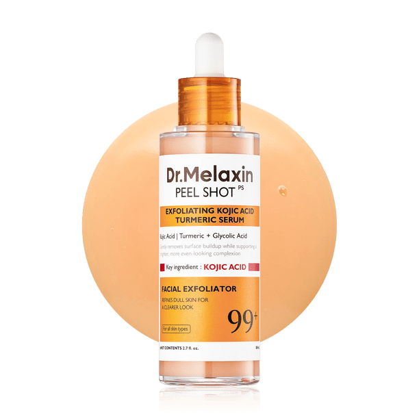 Serum Dr. Melaxin Peel Shot exfoliante con ácido kójico y cúrcuma, 80 ml