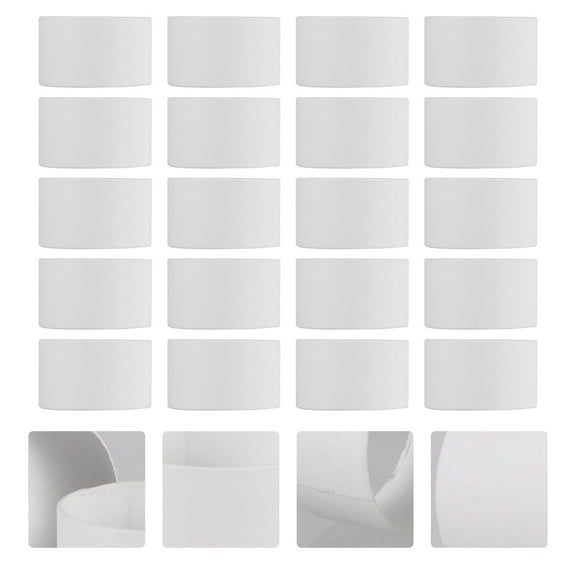 BESTYASH Round White Cardboard Tubes for DIY Art Projects and Crafts 25Pcs