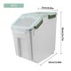 thumbnail image 5 of Contenedor de almacenamiento de alimentos AnRui hermético de 11,34 kg con accesorios, 5 of 7