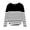 Black0, variant on Annhoo Girls Boys Long Sleeve Tops Stripe Block Color Crewneck Pullover Loose Unisex Shirts Kids Soft Clothes