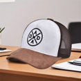 thumbnail image 4 of Diconna Men Summer Mesh Baseball Hat Contrast Color Sun Protection Hat Holiday Outdoor Travel Cap, 4 of 8