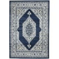 thumbnail image 3 of Nourison Cyrus Bohemian Vintage Ivory/Navy 5'3" x 7'3" Area Rug, (5' x 7'), 3 of 9