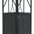 thumbnail image 4 of vidaXL Gazebo Outdoor Patio Sun Shelter Canopy with Roof Anthracite Steel, 4 of 6