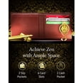 thumbnail image 2 of Slim Bifold Wallets For Men RFID - Front Pocket Leather Small Mens Wallet With ID Window Gifts For Men, 2 of 7