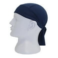 thumbnail image 2 of Koszal Solid Color Breathable Motorcycle Wrap Biker Hat Unisex Headscarf Bandana Cap, 2 of 6