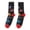 E, variant on Unisex Crew Socks Cotton Blend Jacquard Novelty Bicycle Pattern Long Socks Casual Printed Knit Tube Socks