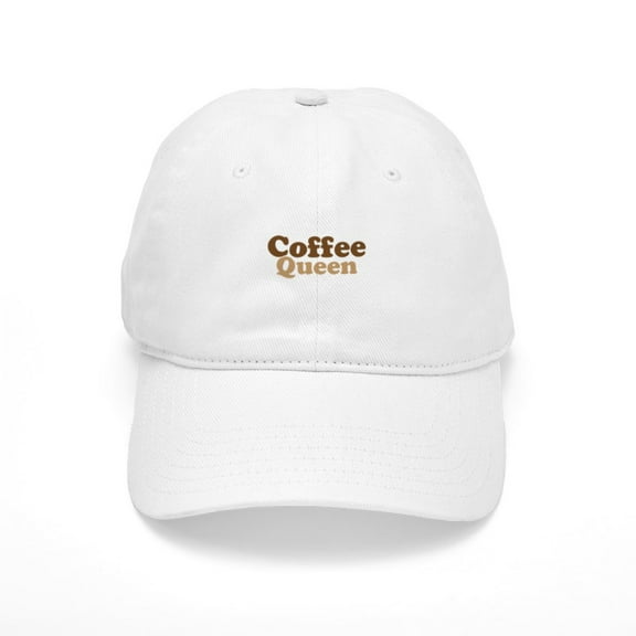 CafePress - Coffee Queen - Adjustable 100% Brushed Unisex Casual Cotton Baseball Cap, Beige, 1