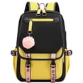 thumbnail image 1 of Teenage Girls' Backpack Middle School Students Bookbag Outdoor Daypack Large Capacity Student with USB Charge Port - Black, 1 of 6