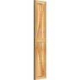 thumbnail image 2 of 10 3/4"W X 53"H Timbercraft Two 5 3/8" Boards Framed Board-N-Batten Shutters W/Z-Bar, Rough Sawn Western Red Cedar (Per Pair), 2 of 13