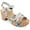Floral, variant on Womens Valentina Ankle Strap Platform Dress Sandals