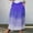 Purple, variant on WXLWZYWL Women's Linen Maxi Skirt with Pockets - Floral Print Casual Elastic Waistband Flared Long Skirt 2024 Fall Fashion