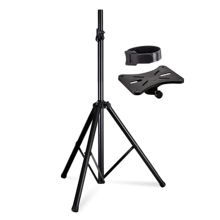 5Core Speaker Stand Tripod Tall Adjustable 35mm DJ Studio Monitor Stands Pole Mount