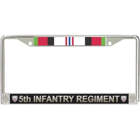 5th Infantry Regiment Afghanistan Veteran License Plate Frame