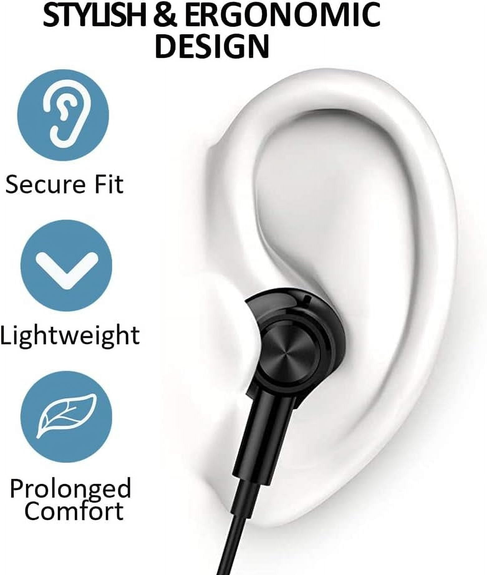 USB C Earbud Headphones, Hi-Fi Wired in-Ear Stereo Noise USB C Earbud Headphones, Hi-Fi Wired in-Ear Stereo Noise