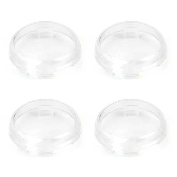 4pcs Motorcycle LED Turn Signal Light Indicator Lens Cover Clear for Harley Davidson