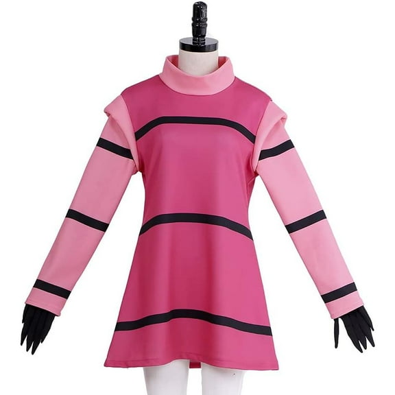 Women's Zim Style Pink Dress with Accessories Fun and Playful Outfit for Adult Women