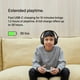 thumbnail image 2 of Belkin SoundForm Inspire Wireless Over-Ear Headset for Kids, Online Learning & Travel w/Built-in Microphone, 85dB Safe Volume Limit, 35H Battery - Compatible w/iPhone, iPad, Galaxy & More - Black, 2 of 5