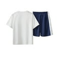 thumbnail image 3 of ATOGUTA Boys Girls Outfits 4T-13 2 Piece Athletic Crewneck T-Shirt and Shorts Outfit for Boys White, 3 of 3