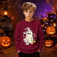 thumbnail image 2 of Gyexs Little Boy Halloween Sweatshirts Long Sleeve Tops, Daily Wear Relaxed Fit, Halloween Gifts, 2 of 7