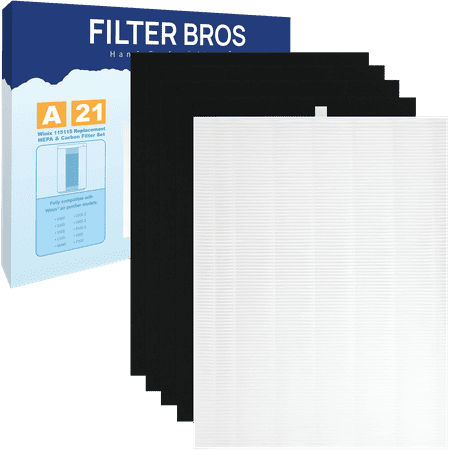 

Filter Bros HEPA Replacement Filter A Compatible with Winix 115115 Plasmawave Series Home Air Purifiers 6300 P300 5300 5500 5500-2 5300-2 6300-2 9500 C535