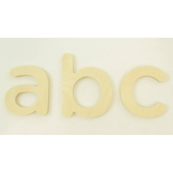 Package of 1, 16 Inch X 1/2" Baltic Birch "C" Wood Letters In The Gotham Rounded Font | Thick | Lower Case For Art & Craft Project, Made in USA