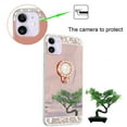 thumbnail image 2 of GoldCherry for iPhone 12 Mini 2020 Released 5.4" Case,Diamond Mirror Glitter Case with Bling Crystal Rhinestone Ring Holder Finger Grip Stand Kickstand Case for Apple iPhone 12 Mini(Rose Gold), 2 of 6