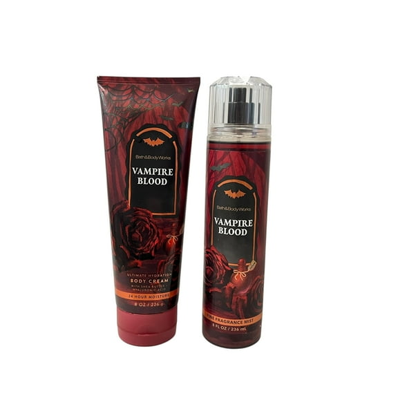 Bath and Body Works Vampire Blood Fragrance Mist & Body Cream Set
