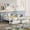 White, variant on Espresso Full Size Daybed with Two Drawers, Wood Slat Support