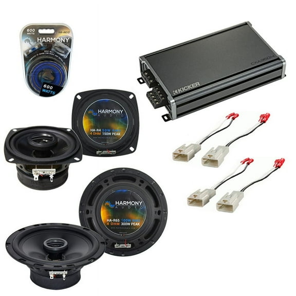 Fits Toyota Corolla 1993-1997 Factory Speaker Upgrade Harmony R4 R65 & CXA360.4