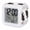 White, Heather Grey, Crimson, Ivory, variant on Funny Donkey Digital Alarm Clock for Bedrooms, Smart LED Alarm Clock with 7 Color Changing Night Light, Farmhouse Animal Red Heart Scandinavian Silent Wake Up Clocks for Sleep Study Cooking 3.2"x3.2"