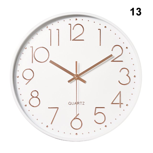 CAROOTU Quartz Wall Clock Plastic Fashion Design Clocks For Home Decor Living Room