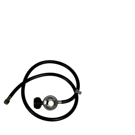 Tec Grills Parts - 4 Ft Hose Low Pressure Propane Regulator LP Bbq Gas Grill Replacement Part, Maximum 80000BTU per hour - low pressure propane regulator with 4ft.., By VECTOR