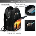 thumbnail image 4 of Easygdp Sunset Coast Sunflower Mochila para Laptop de Viaje con Puerto USB, Mochila para Laptop con Puerto de Carga USB para Mujeres y Hombres, 4 of 7