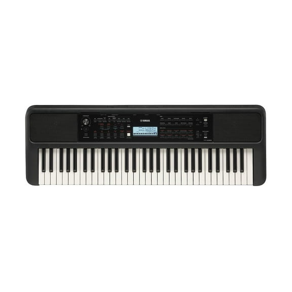 YAMAHA Teclado Portátil de 61 Teclas PSRE383SPA YAMAHA negro 15x38x105