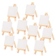 thumbnail image 1 of Bangcool Mini Easel Set Multi-purpose Portable Painting Easel Wood Easel with Canvas, 1 of 10