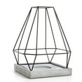 thumbnail image 2 of Large Cement Cage Candle Holder, 2 of 2