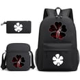 thumbnail image 1 of Set de mochilas escolares Black Clovers Asta, 3 unidades, para niños, 1 of 1