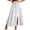 White, variant on Maean Women Pleated Skirts High Waist Ruffle Hem Flowy Fashion Maxi Skirts Dress for Work Office Party