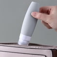 thumbnail image 1 of WRITWAA 4Pcs Silicone Toiletry Bottles for Home Use Reusable and Simple White 90ml, 1 of 7