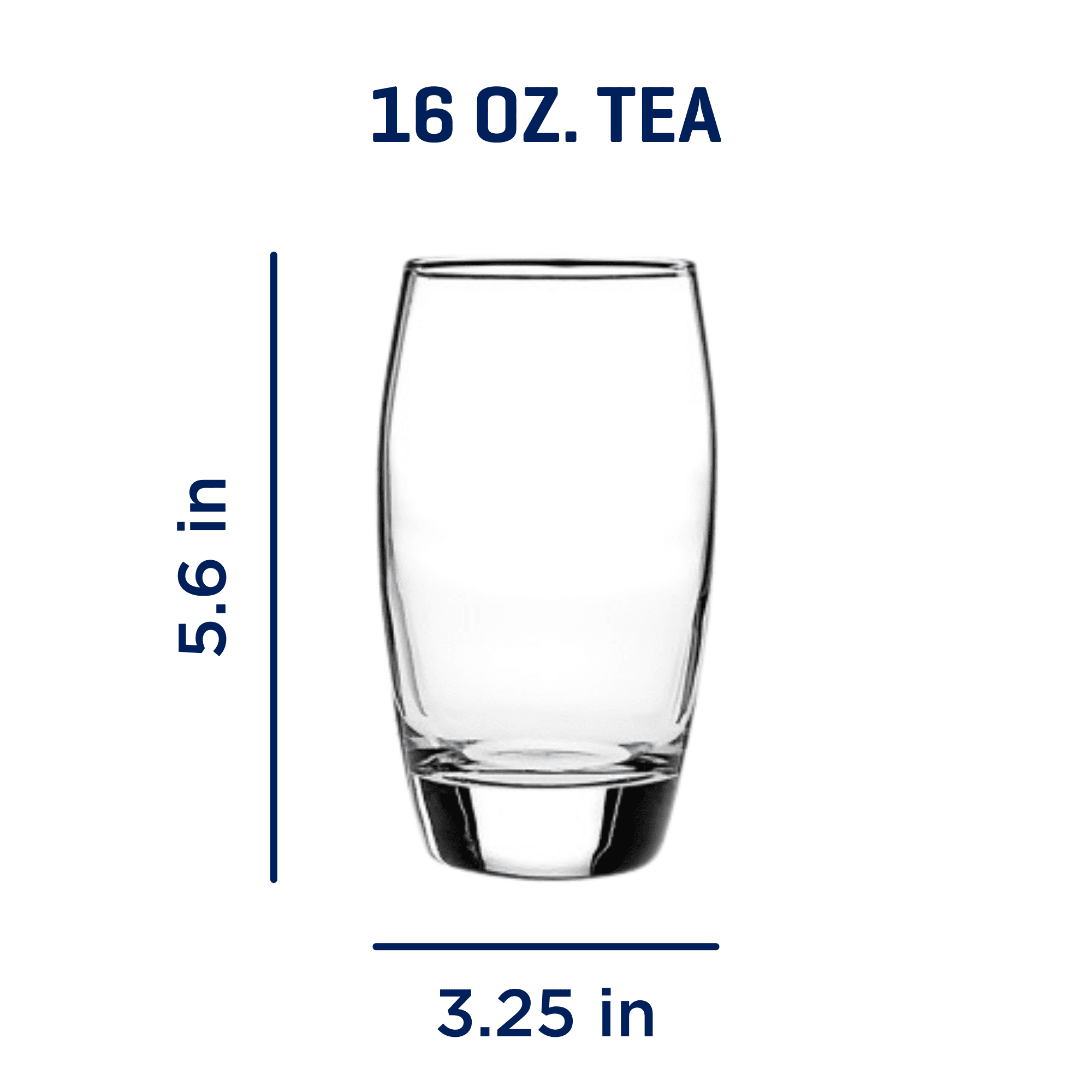 (4 pack) Mainstays Ellendale 8-Piece 16 oz Glass Drinkware Set