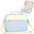thumbnail image 1 of Funda para Biblia FINPAC, grande, 29 x 21 x 6 cm, azul con correa, 1 of 7