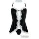 thumbnail image 5 of Gibobby Conjunto ropa interior mujer Lenceria Sexy para Mujer Transparente Ropa Interior Lenceria Vestidos de Mujer Sexis Bralette y Tanga Conjunto Interior Mujer(Negro, G), 5 of 5