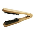 thumbnail image 4 of Peine alisador de pelo de madera, cepillo de , accesorios de peluquero, herramientas de estilismo, cepillo alisador de pelo fácil de usar Yuyangstore Peine para alisar el cabello, 4 of 8