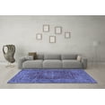 thumbnail image 3 of Ahgly Company Indoor Round Persian Blue Traditional Area Rugs, 3' Round, 3 of 4