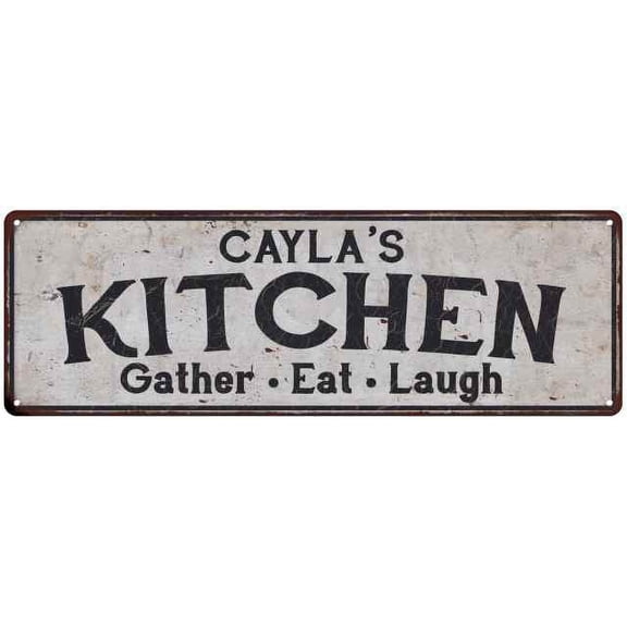 CAYLA's Kitchen Rustic Chic Decor Gift 6x18 Sign 106180051258
