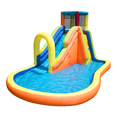 thumbnail image 1 of Banzai Outdoor Inflatable Pinata Bash Party Slide Aqua Activity Water Park, 1 of 12