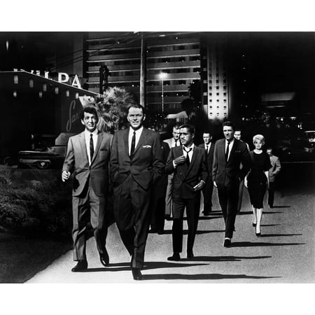 Sinatra Ocean's Eleven Cast On Vegas Strip 24x36 Classic Hollywood Poster
