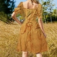 thumbnail image 4 of Ancient Egyptian hieroglyphs - Pharaohs' Golden Parade Sleeveless Dress prom dresses 2024, 4 of 7