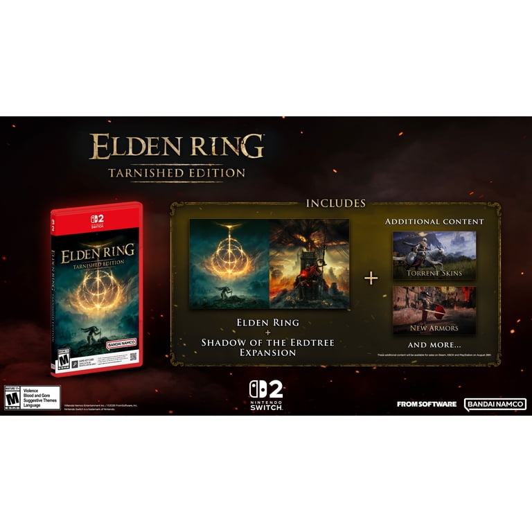 Bandai Namco, Elden Ring Tarnished Edition, Nintendo Switch 2 Game