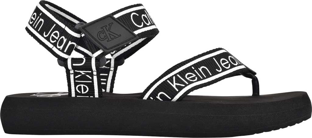 calvin klein jeans women's mikki strappy sporty beach sandals